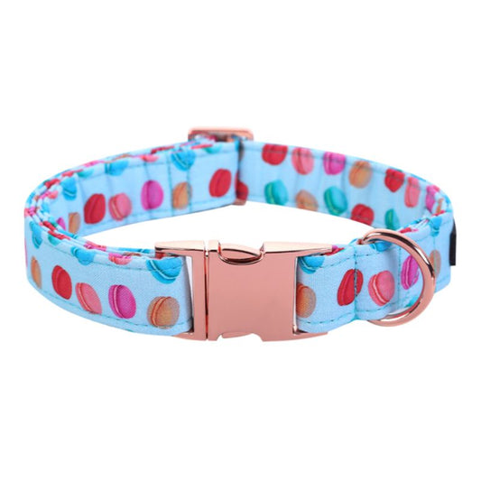 Collier Chien Personnalisé Macarons