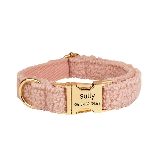 Collier Chien Personnalisé Pink