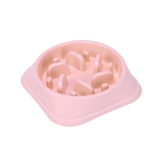 Gamelle Anti Glouton Chien Rose