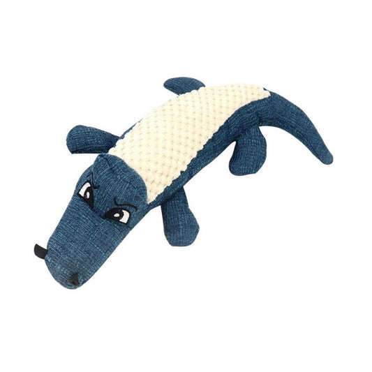 Jouet Peluche Crocodile Bleu